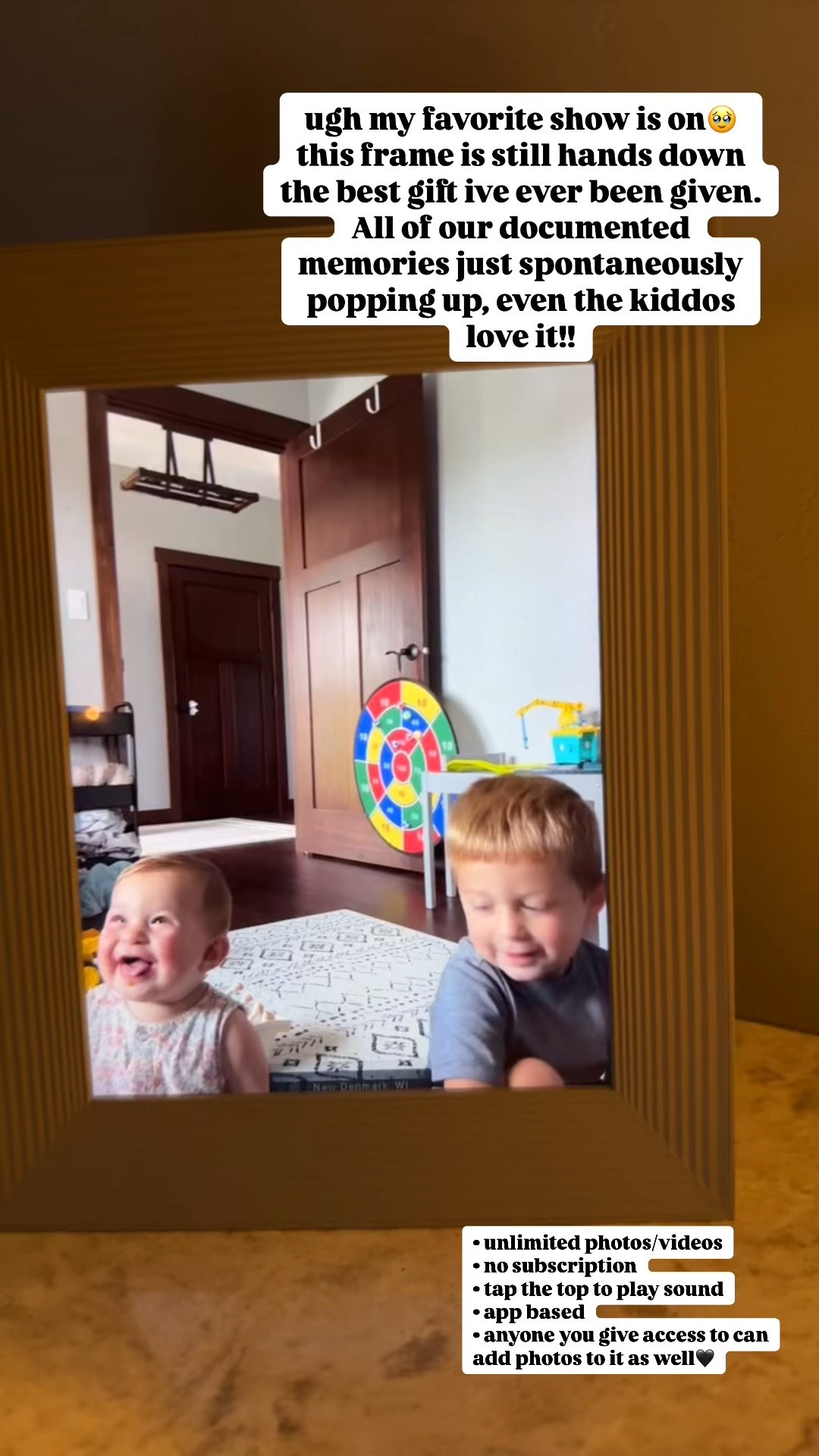 Mother’s Day is around the corner and i promise you, this is the most amazing gift I’ve ever been given. All of the photos and videos i take is on display for our family to relive over and over again; brings up so many special memories & good conversations🥹 

#LTKFamily #LTKU