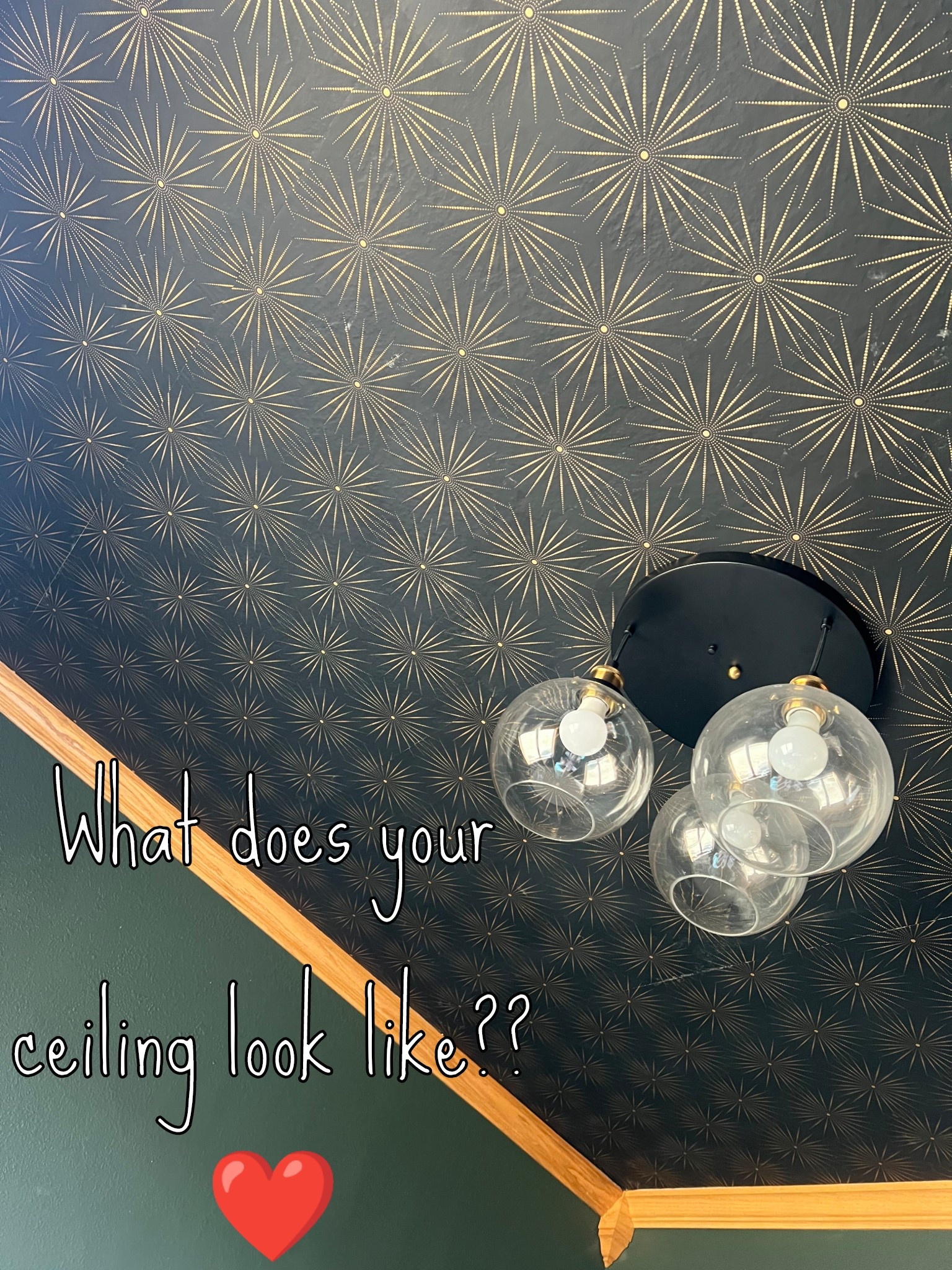 Ceilings don’t have to be white… have some fun!! 🤩 

#LTKHome #LTKStyleTip