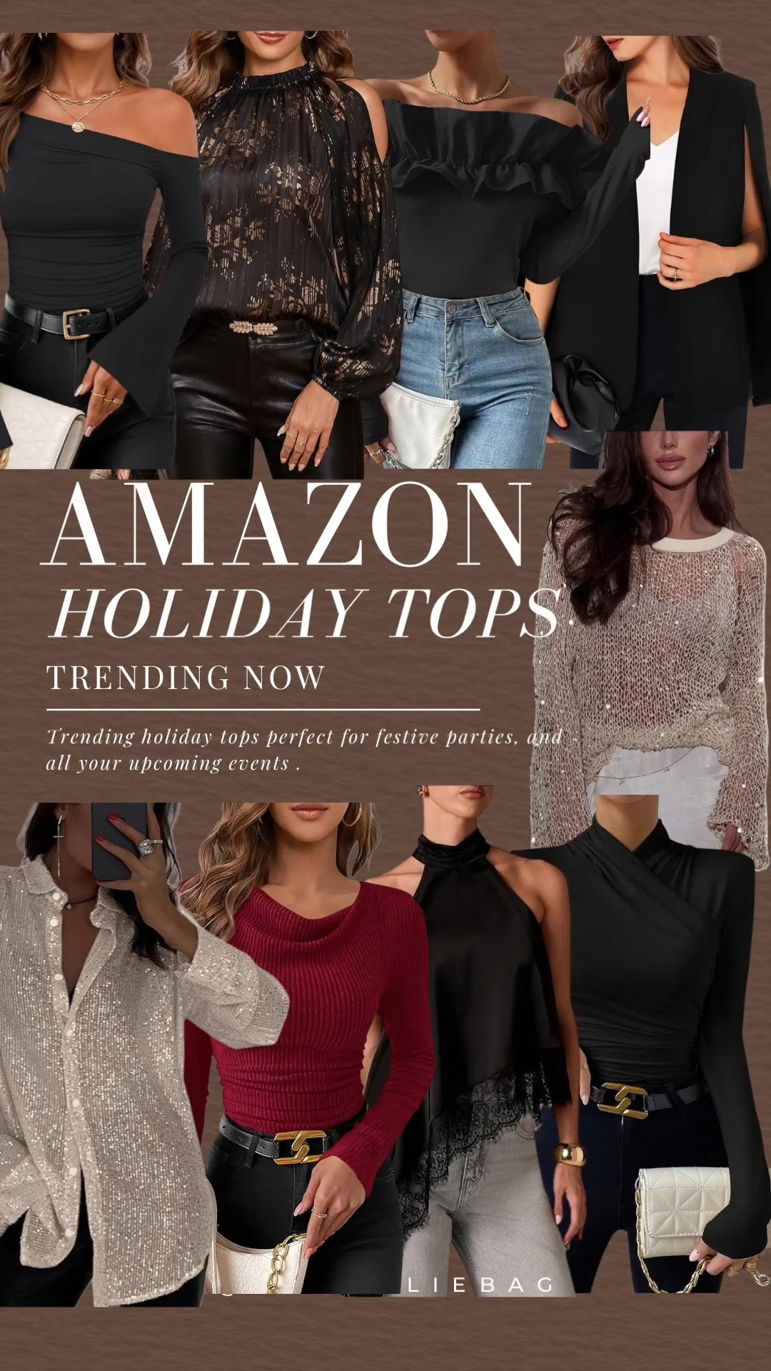 Amazon holiday tops! 

Holiday tops. Sequin. New years. New Year’s Eve. Date night tops  

#LTKSeasonal #LTKHoliday #LTKFindsUnder50