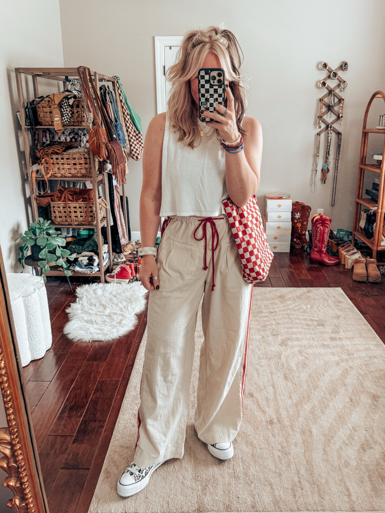 Free People ★ Hudson Canyon Side Printed Pants Free People Hudson Canyon Side Printed Pants - ShopStyle