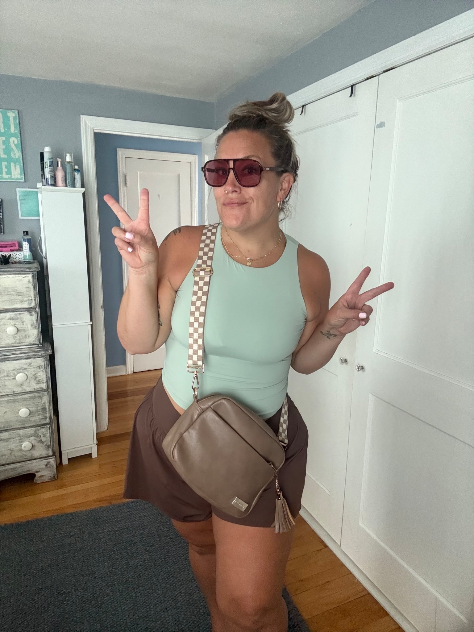 🤎💚 mint chip vibes today 💚🤎

sorry not sorry for wearing these two pieces all summer long!

top & bottoms: XXL
(I can wear an XL in both but like the length with the bigger size)

#LTKMidsize #LTKPlusSize #LTKSeasonal