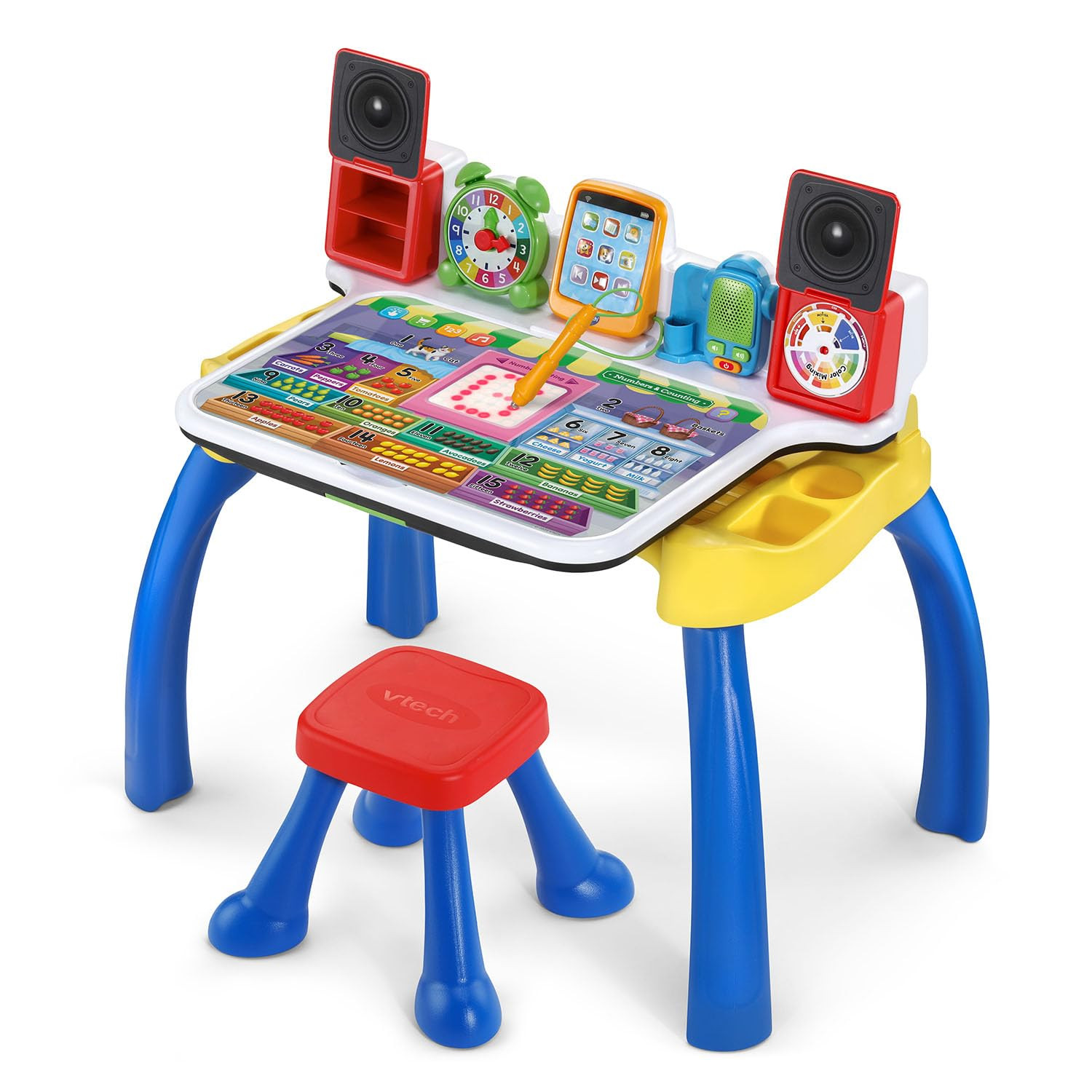 VTech Explore and Write Deluxe Activity Desk (Frustration Free Packaging), Blue | Amazon (US)