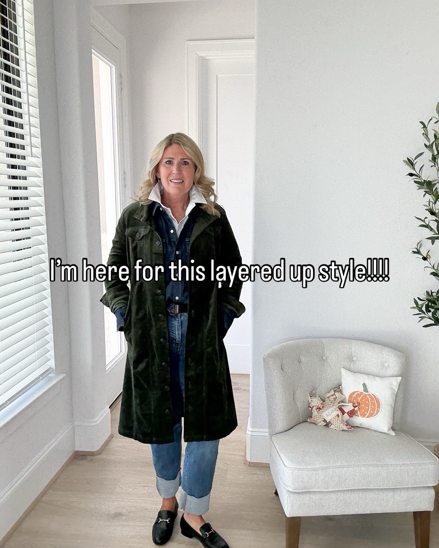 Open or Closed?🧐
Which way do you prefer this corduroy button-up dress styled?

I’ve styled it both ways here.
Truthfully, I love it styled either way. ♥️

I’m always careful with corduroy since it can look a little bit bulky and frumpy.
However, this silhouette is slightly tapered at the waistline giving a feminine look to it.
And the deep forest green is just so moody and perfect for winter!

ALSO… I’m wearing the cuffed denim daily!!! I wish I were kidding. 😘

I LOVE  partnering with @ColdwaterCreek and @Soft_Surroundings so much!

#LTKFindsUnder100 #LTKGiftGuide

#LTKootd #LTKPetite #LTKTravel #LTKmomlife #LTKWorkwear #LTKMidsize #LTKPlusSize #LTKSeasonal #LTKBeauty #LTKSaleAlert #LTKOver40