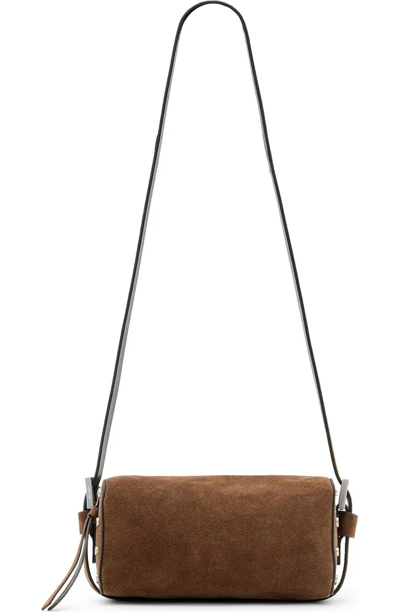 Miro Barrel Suede Crossbody Bag | Nordstrom