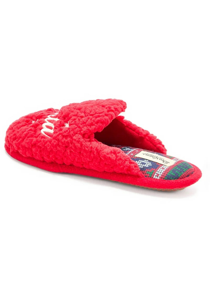 Dearfoams Cozy Comfort Women's Holiday Novelty Slippers | Walmart (US)