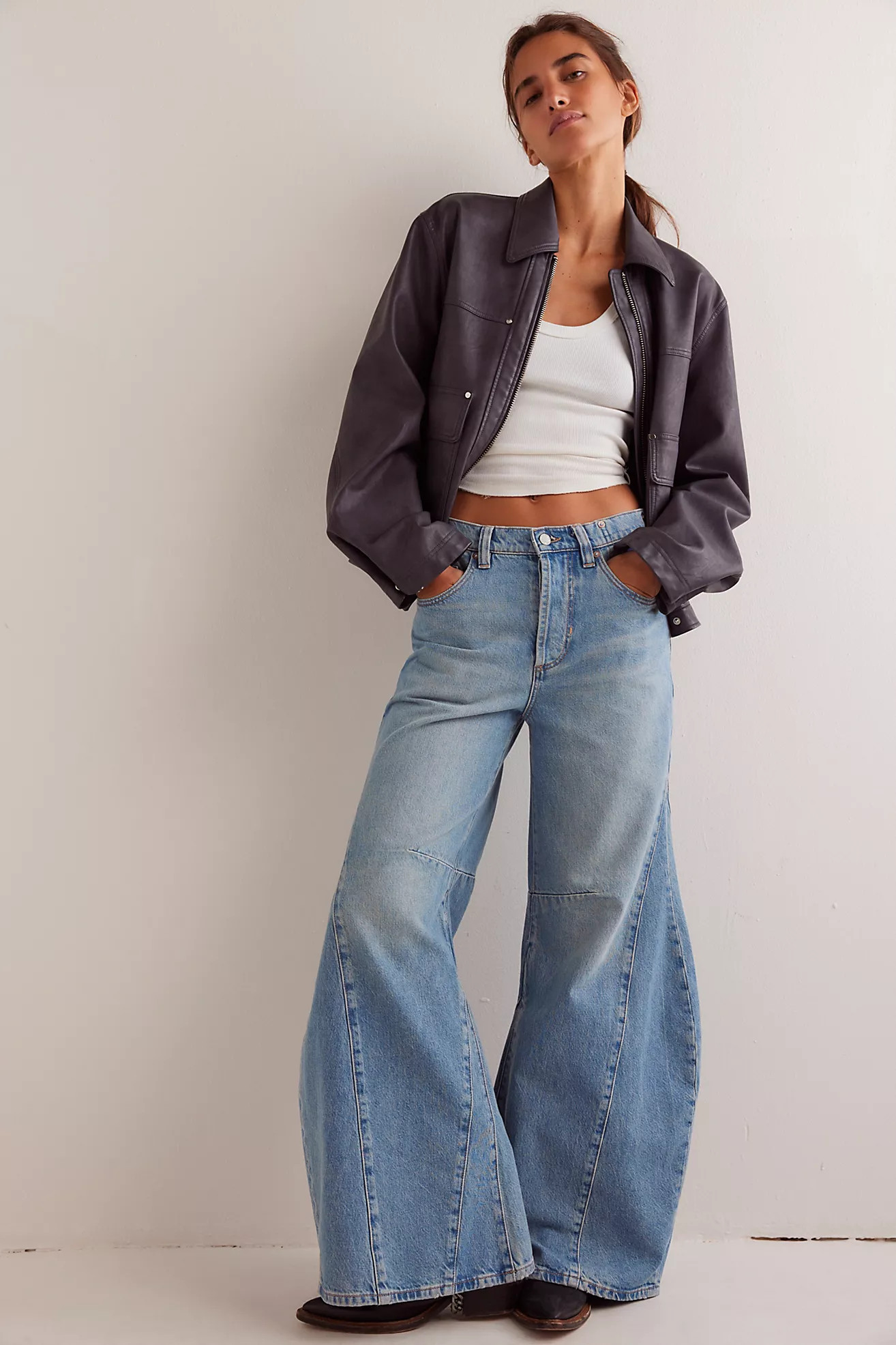 We The Free Eden High Slouchy Flare Jeans | Free People (Global - UK&FR Excluded)