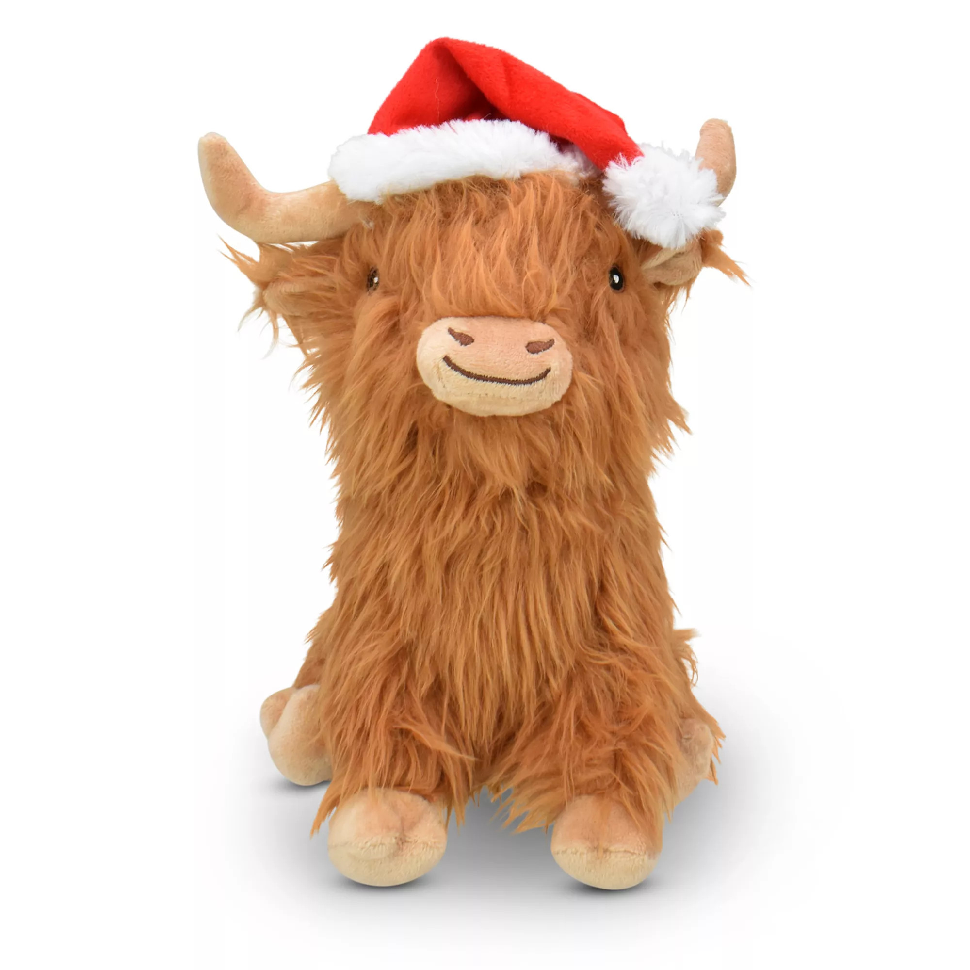 Multipet 8" Highland Cow Santa Hat Dog Toy | Kohl's
