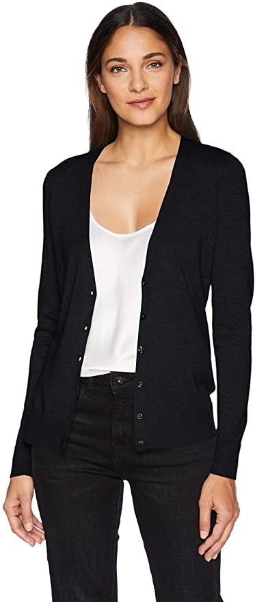 Amazon Essentials Women's Lightweight Vee Cardigan | Amazon (US)