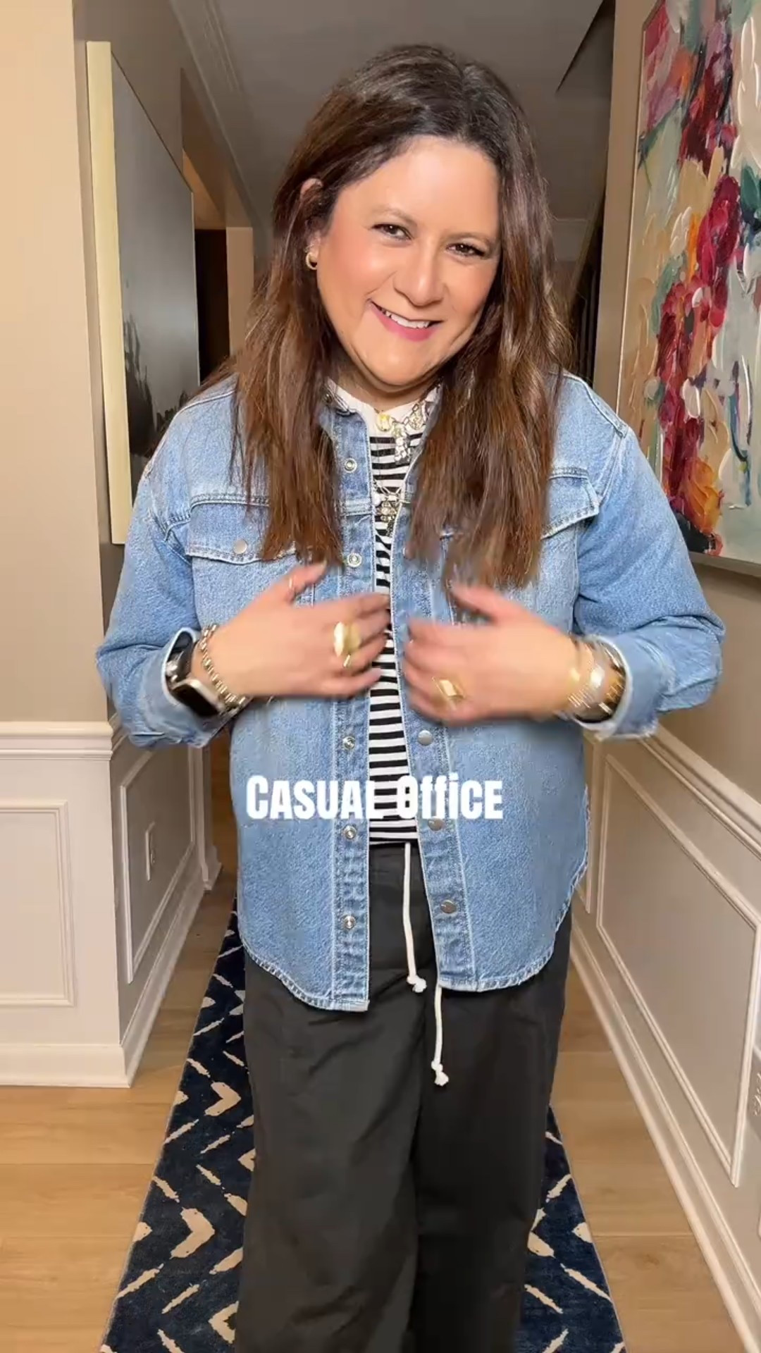 Super easy outfit formula for a casual office 

#LTKootd #LTKMidsize #LTKWorkwear