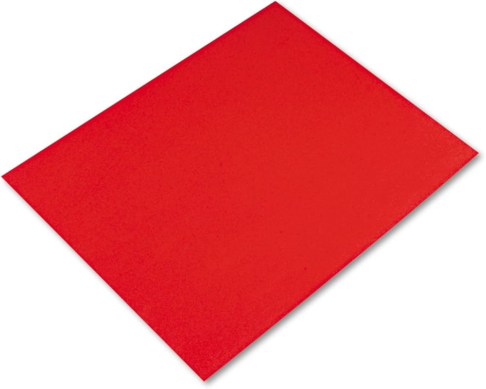 Pacon 54751 Peacock Four-Ply Railroad Board, 22 X 28, Red, 25/Carton | Amazon (US)