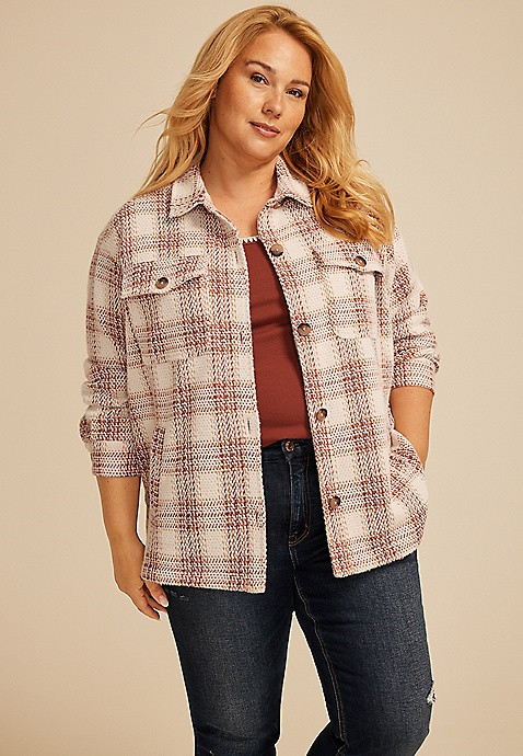 Plus Size Shortie Shoreline Shacket​ | Maurices