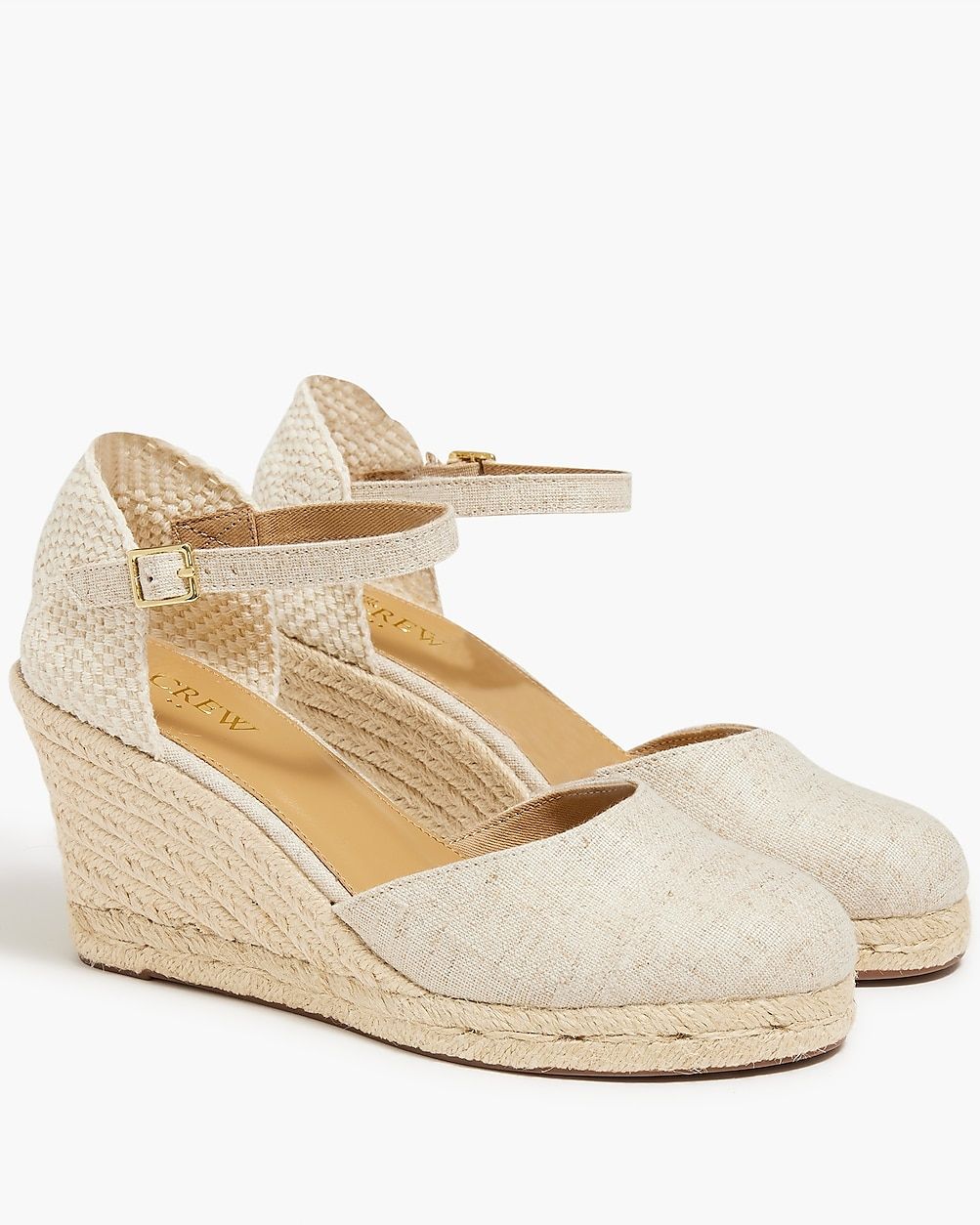 Ankle-strap espadrille wedges | J.Crew Factory