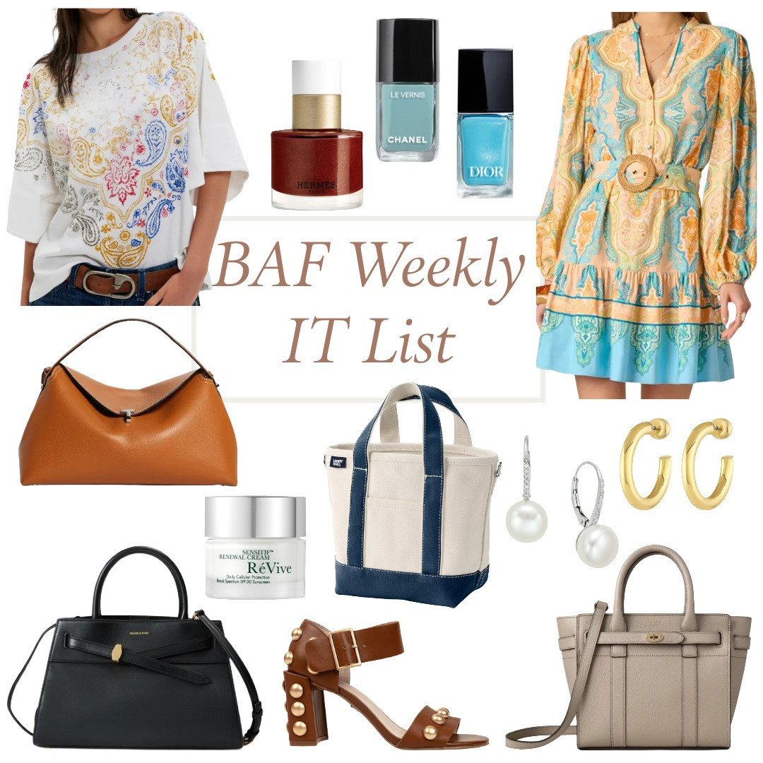 What's trending on the blog this week. Summer nail polish, the anonymous handbag, summer prints, and these edgy studded sandals. Love that! 

 #LTKActive #LTKOver40 #LTKBeauty