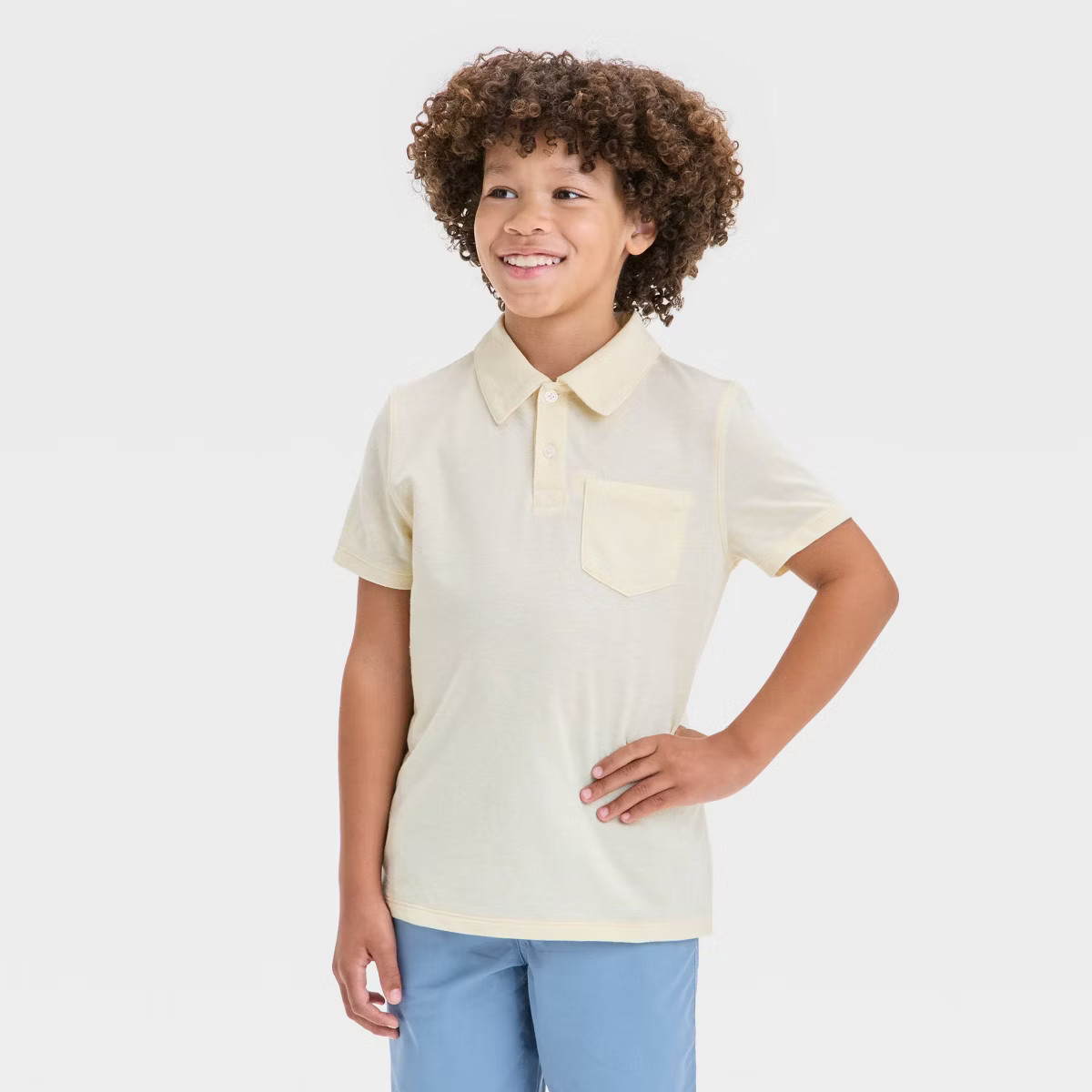 Boys Short Sleeve Polo Shirt - Cat & Jack™ | Target