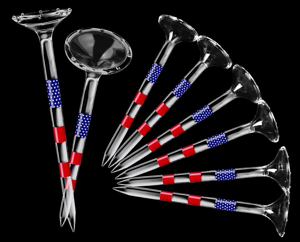 EagleGlo Golf Tees, Golf Tees 3 1/4'' Unbreakable Transparent Acrylic, Plastic Golf Tees Reduce S... | Amazon (US)