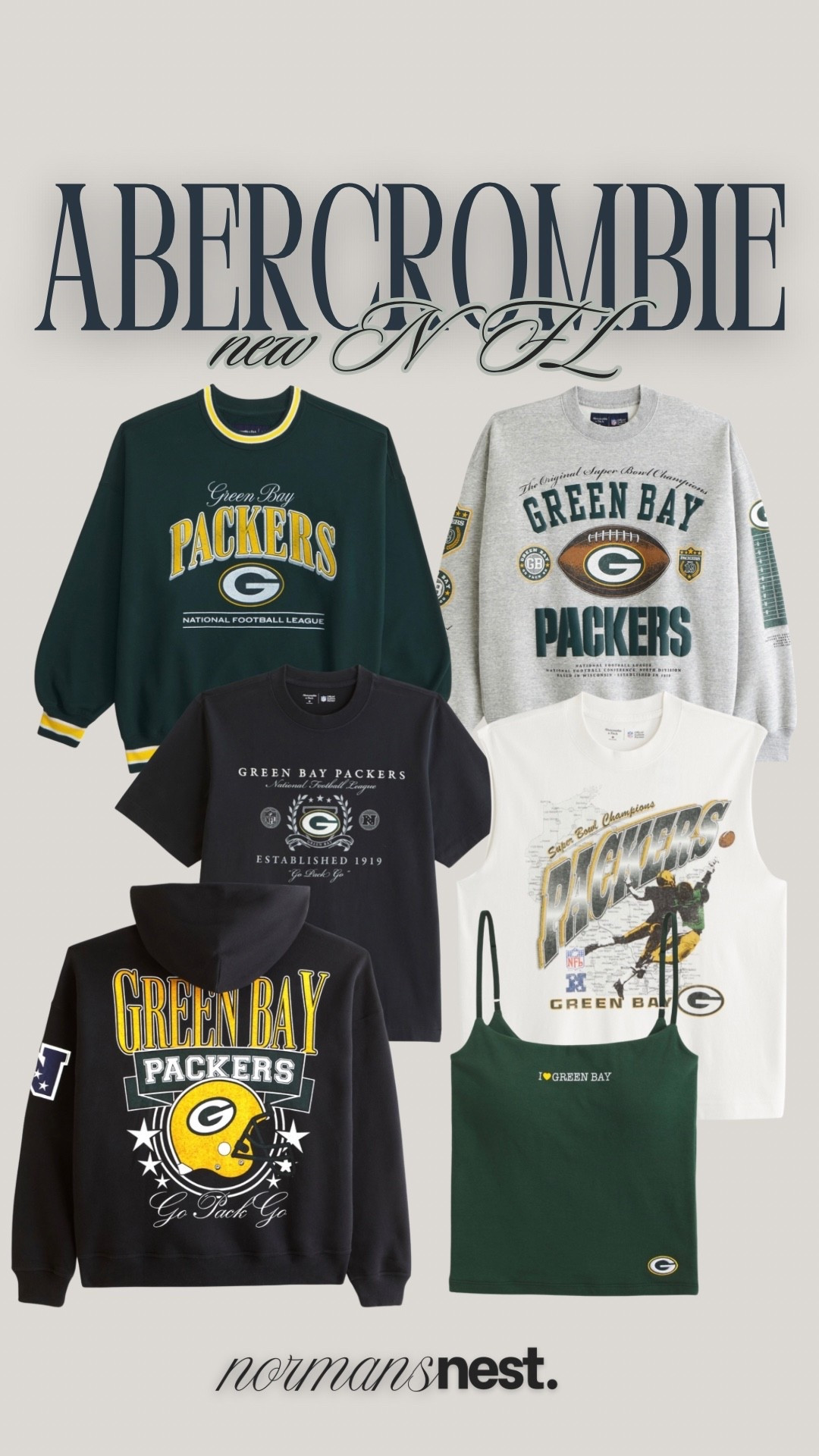 New Abercrombie NFL collection is live!

#LTKMens #LTKMidsize #LTKKids