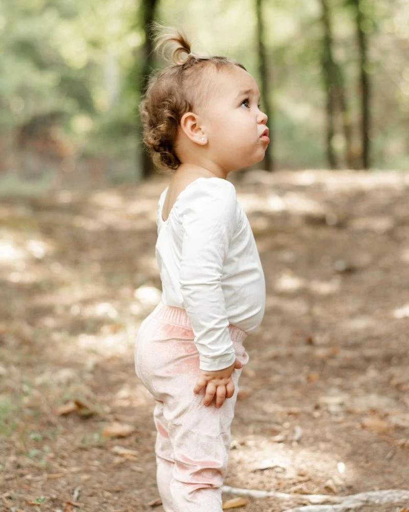 Shannon Stretch Leggings - Rose Fog | Bailey's Blossoms