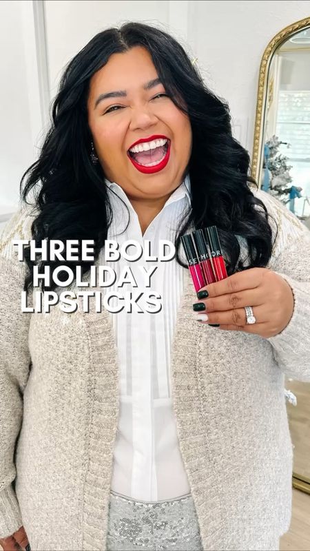 💄 SMILES AND PEARLS HOLIDAY LIPSTICKS 💄

Two out of the three of these are Candice’s  go to red and go to pink all year around! She tried a brick red for everyone who doesn't love the bright red so much

Sephora Collection #1 - Always red 
Sephora Collection # 91 - Indian pink
Sephora Collection #94 - Cherry moon

Sephora, holiday makeup, holiday looks, Christmas, Thanksgiving, plus size fashion, size 18 fashion, matte lip stain, Christmas looks, red lipstick, pink lipstick

#LTKplussize #LTKbeauty #LTKCyberWeek