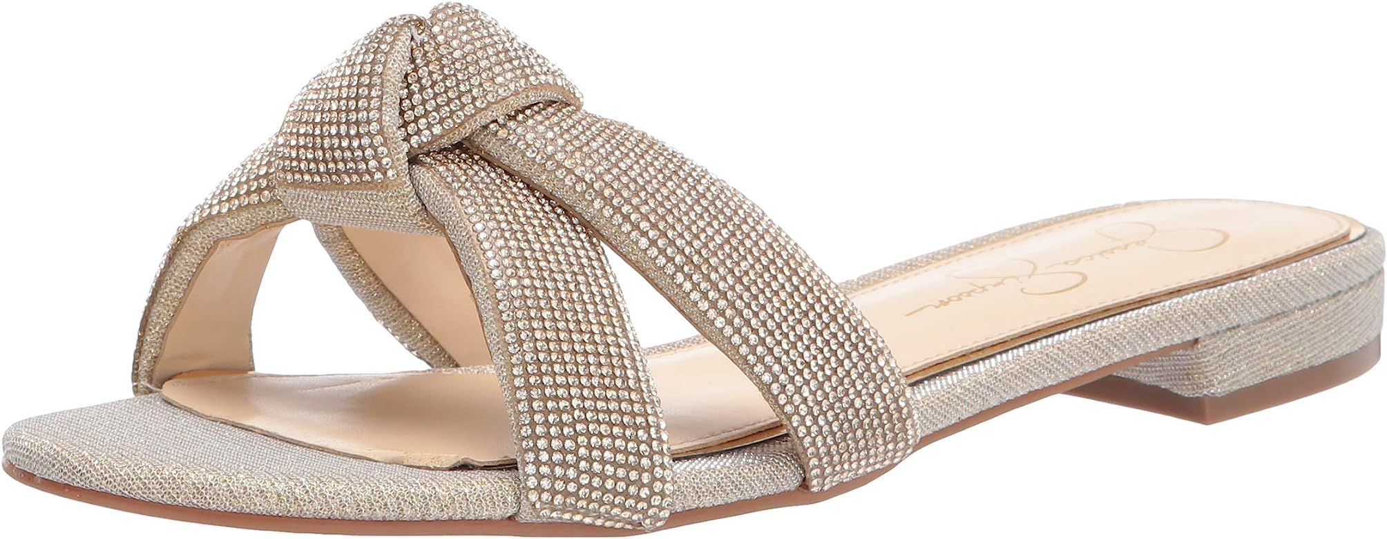 Jessica Simpson Women's Alisen Flat Sandal | Amazon (US)