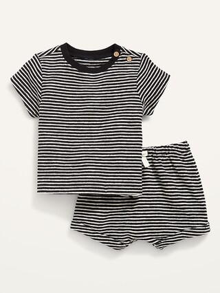 Unisex Printed T-Shirt & Matching Shorts 2-Piece Set for Baby | Old Navy (US)