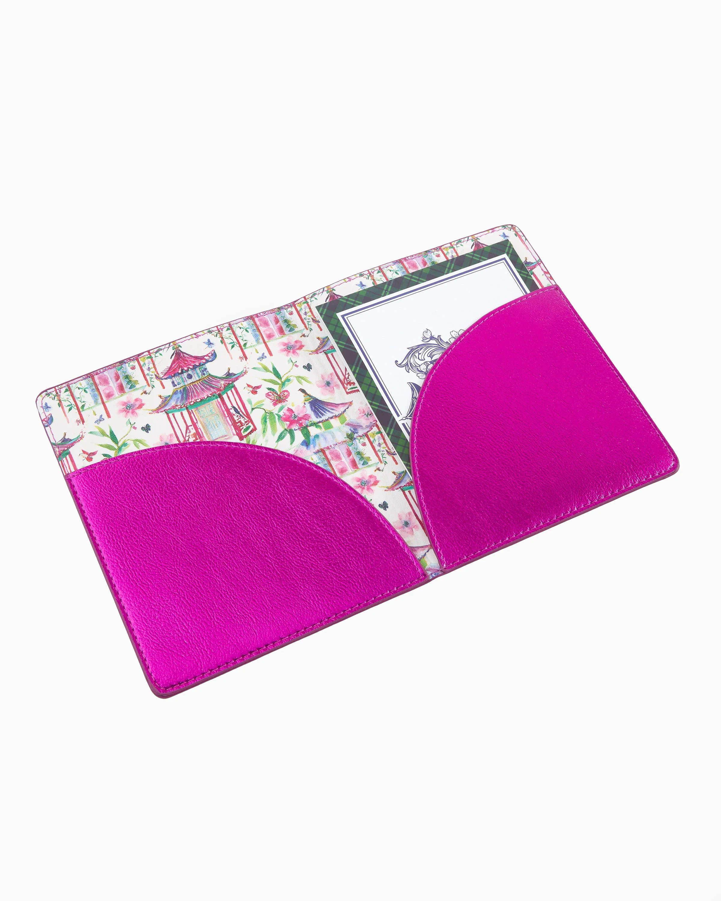 Metallic Hot Pink Mahjong Card Folio | Oh My Mahjong