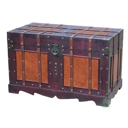 Antique Style Steamer Trunk | Walmart (US)