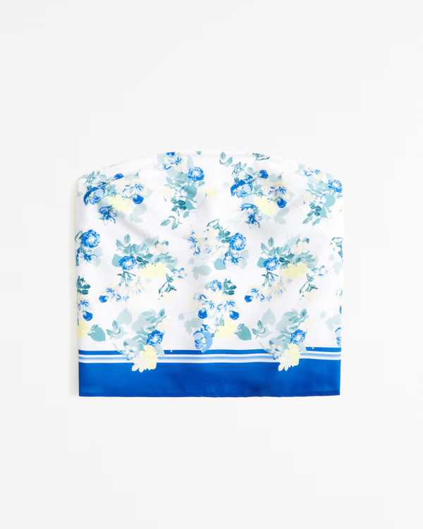 Faux Silk Tube Top | Abercrombie & Fitch (US)