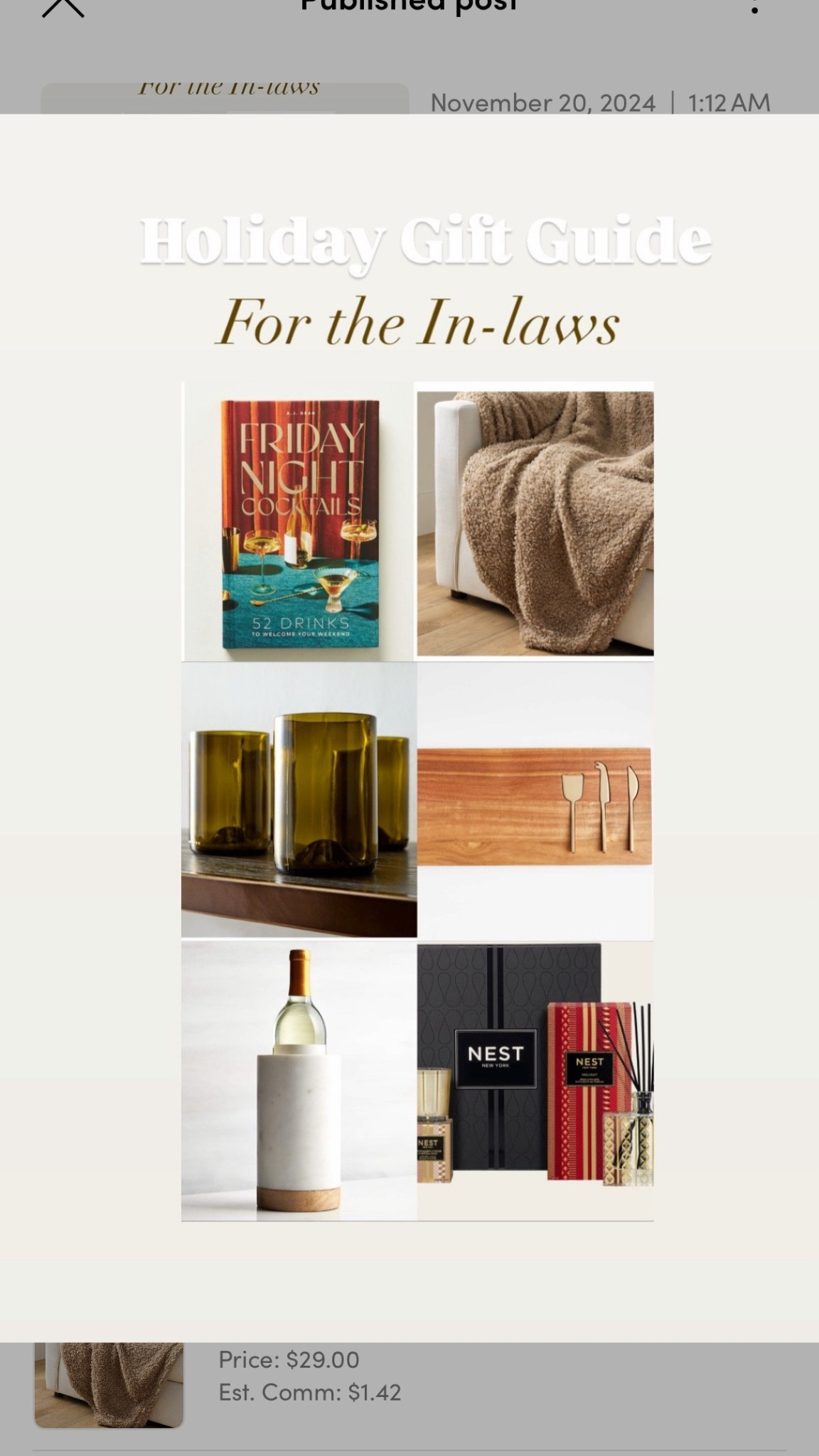 Holiday gift guide! 

Gifts for mom
Dad
Mother in law
Home
Wife
Sister 
Home body 

#LTKGiftGuide #LTKHome #LTKHoliday