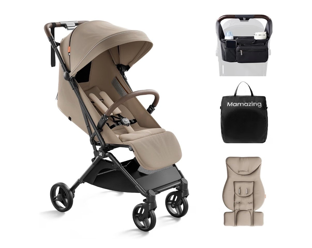 Mamazing Ultra Air Lightweight Baby Travel Stroller with Carbon Fiber Frame
Compact & Airplane-Friendly, One-Handed Fold, 11.6 lbs, UPF50+ Canopy, Under-Seat Basket, Organizer & Cushion Included, Khaki

Amazon favorite travel stroller

#LTKTravel #LTKKids #LTKBaby