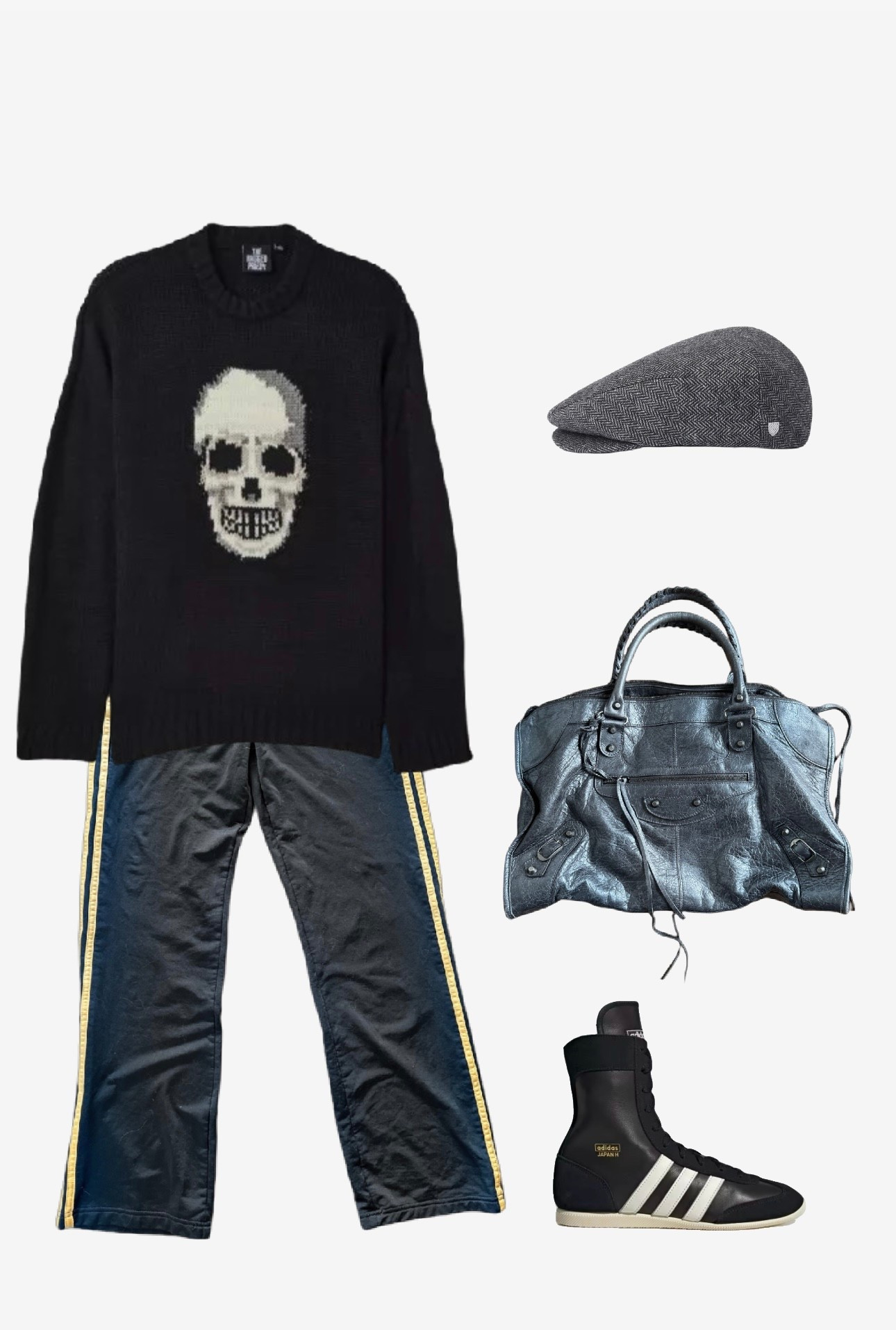 Saturday night shopping outfit via the Simons change room. 
Bag and track pants are secondhand/vintagee

#LTKOver40 #LTKootd