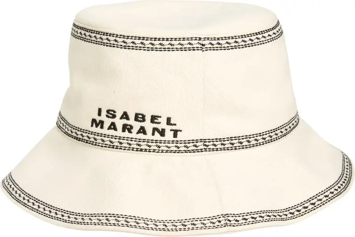 Isabel Marant Halena Embroidered Bucket Hat | Nordstrom | Nordstrom