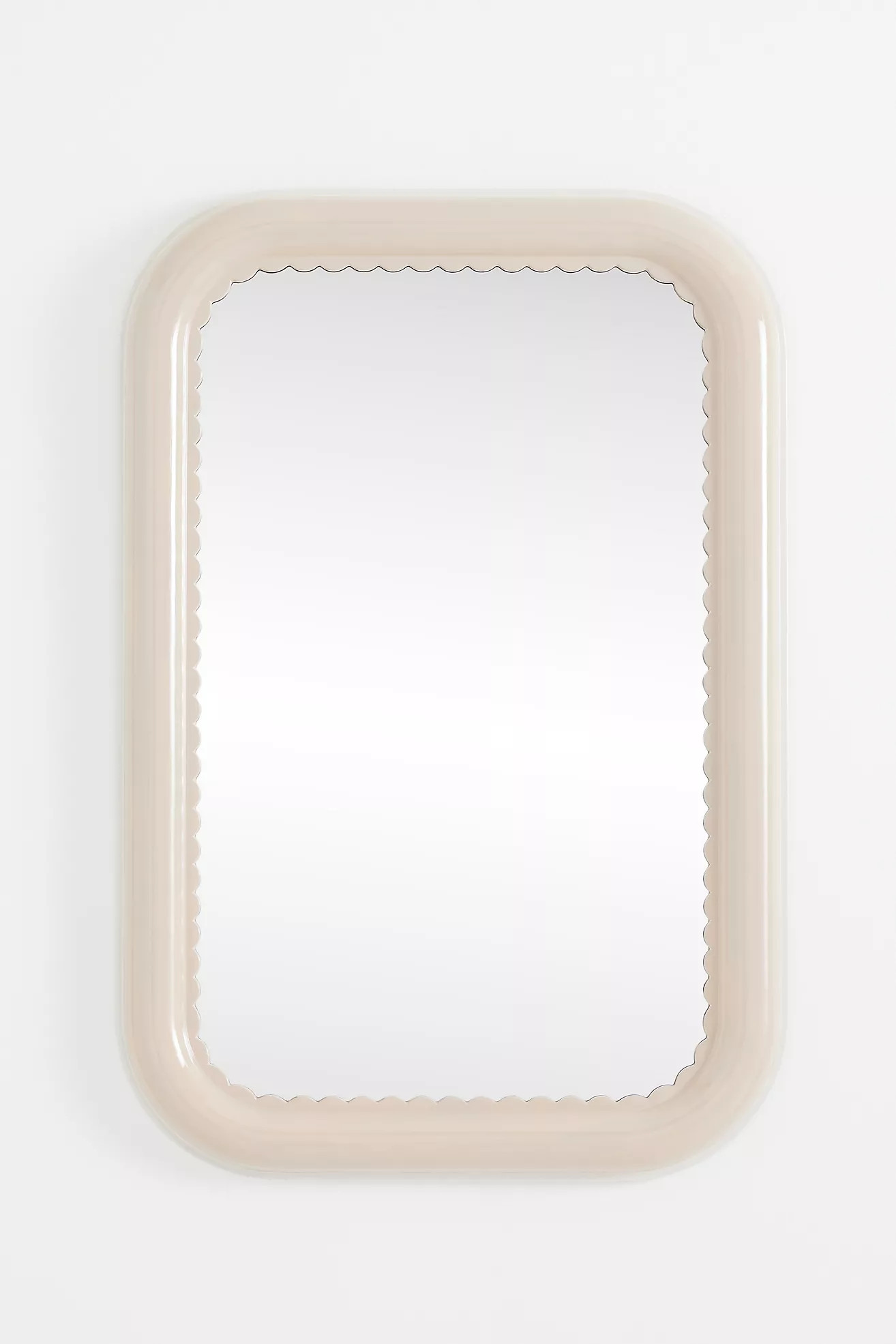 Merritt Scalloped Bath Portrait Wall Mirror | Anthropologie (US)