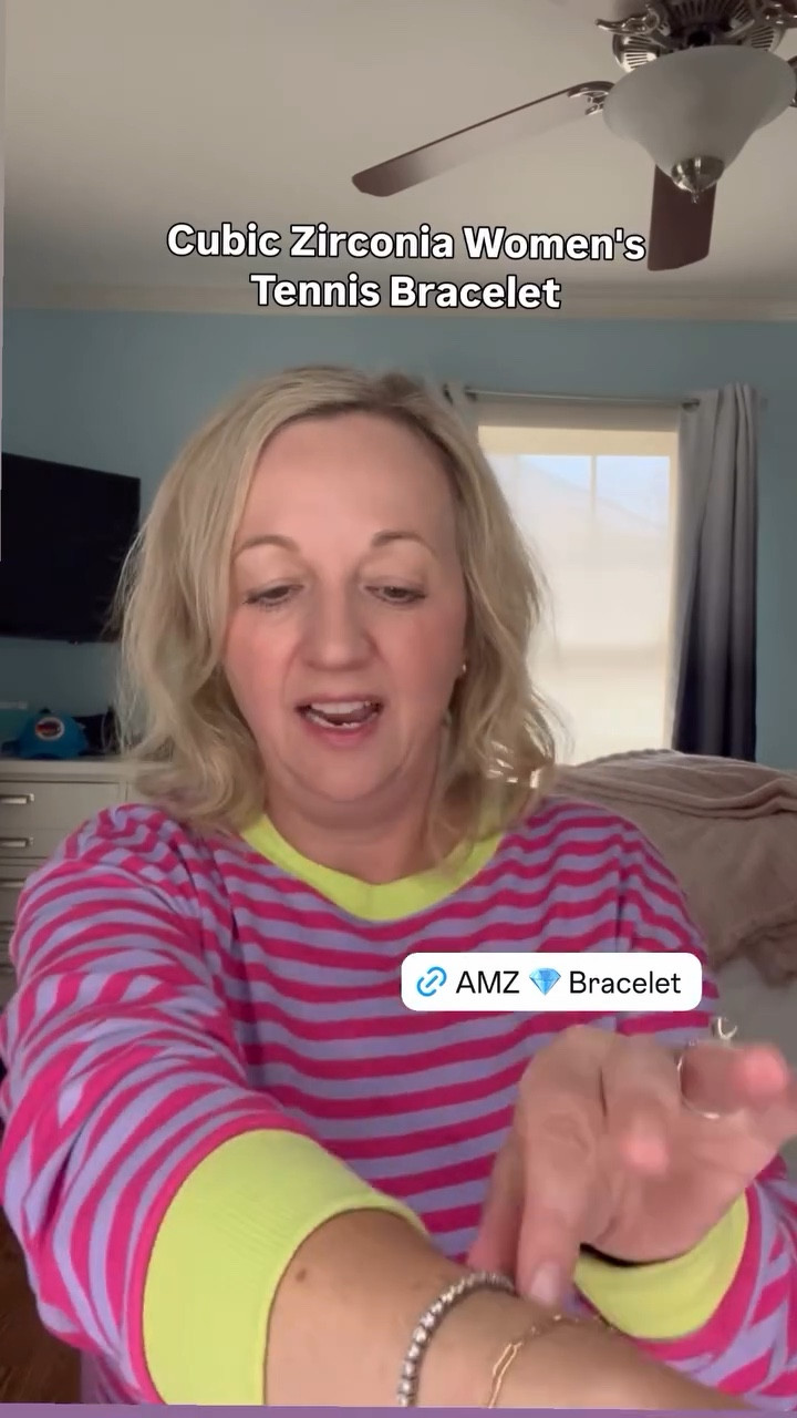 My affordable, Amazon cubic zirconia tennis bracelet that looks like real diamonds!

#LTKPetite #LTKOver40 #LTKMidsize