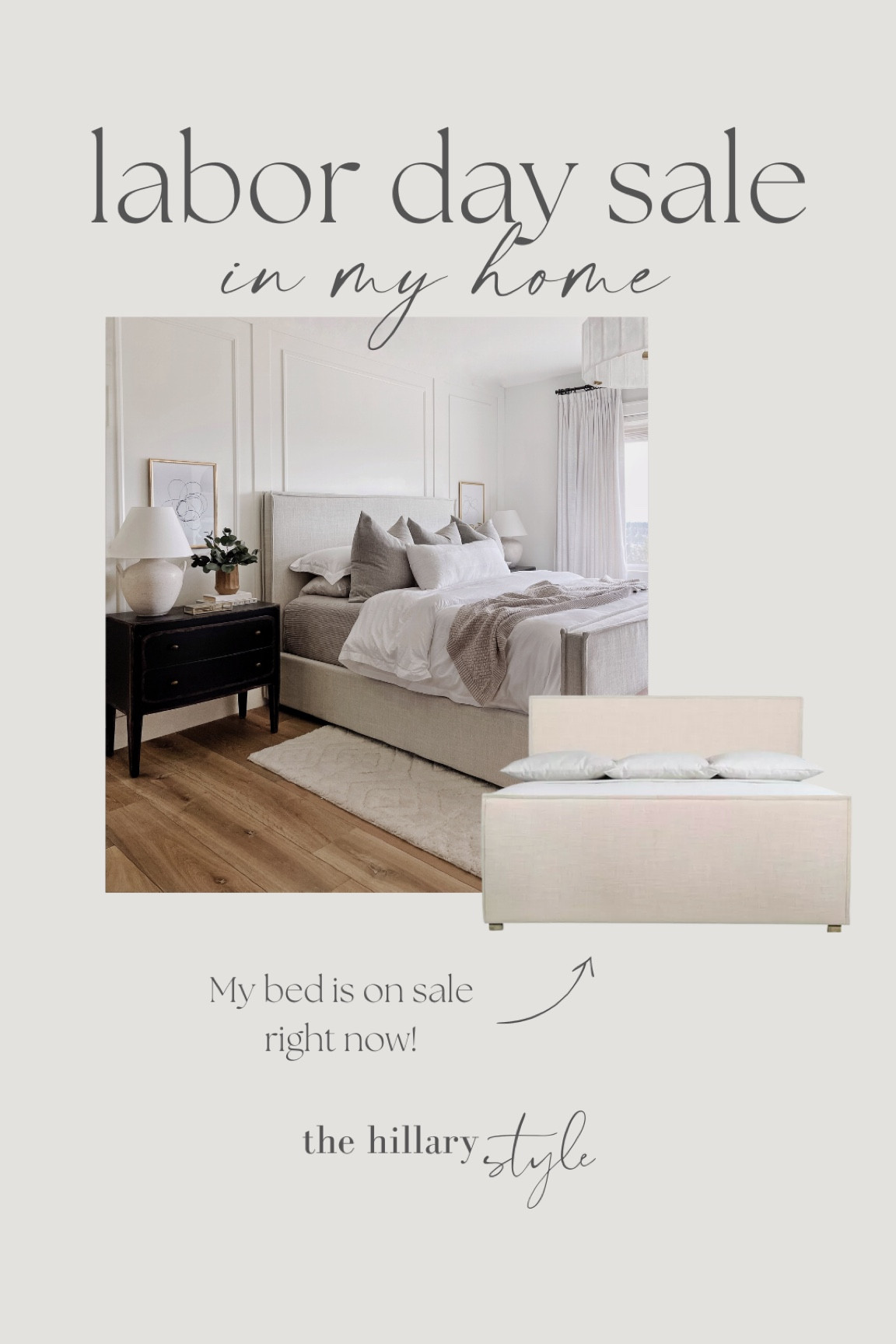 Shop Labor Day deals in my home!

King bed. Upholstered bed. Macys. Primary bedroom. 

#LTKstyletip #LTKsalealert #LTKhome