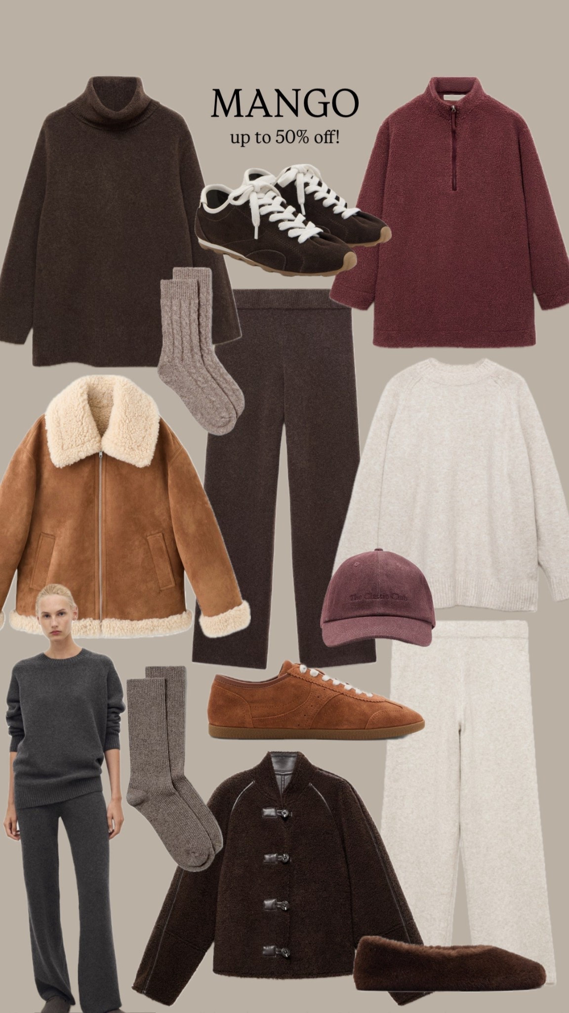 Mango Black Friday picks | AD @mango


Cosy knitted lounge sets 
Zip up fleece / brown suede trainers / fleece jacket / teddy jacket / knit co-ord 

#LTKwinter #LTKsale #LTKCyberWeek