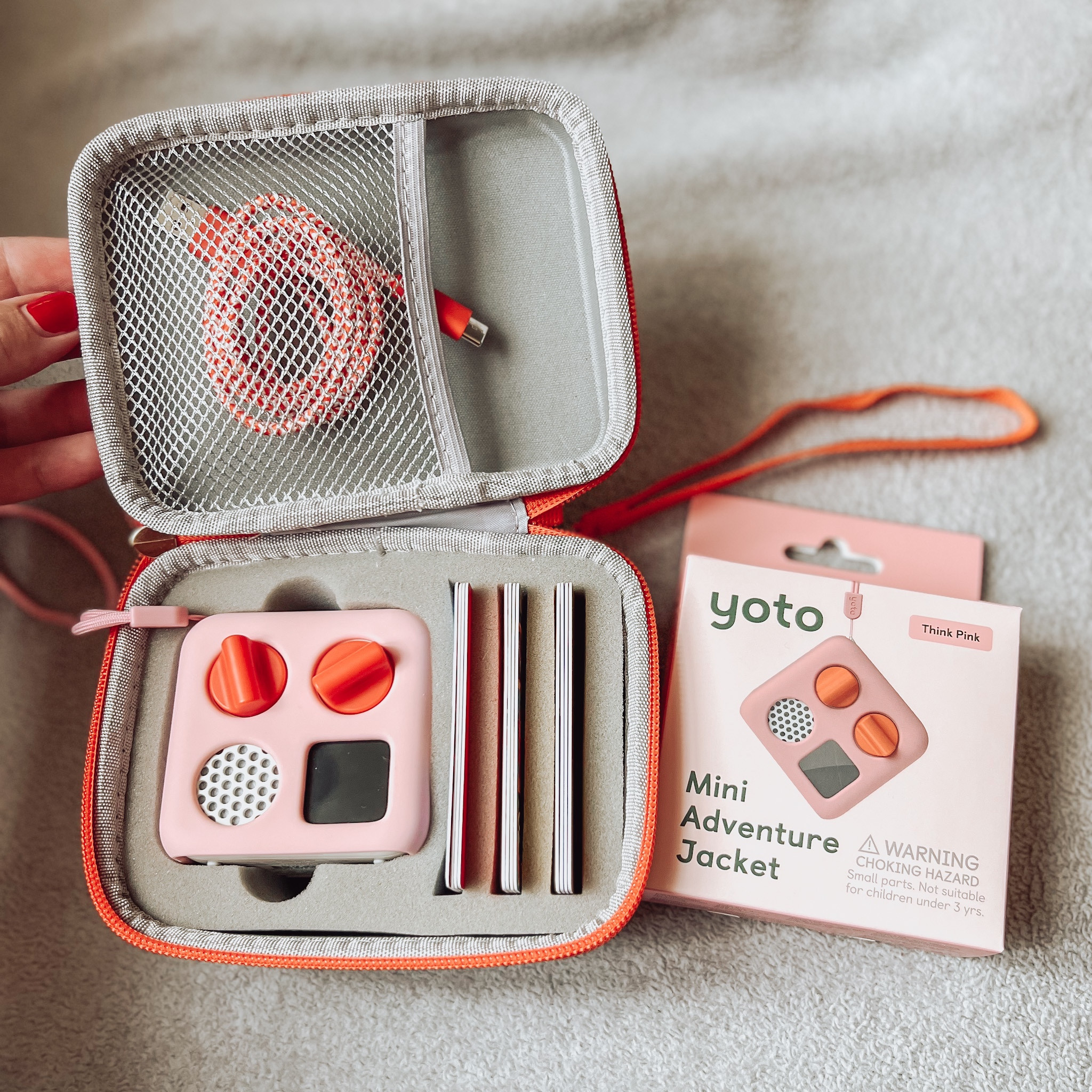 Etui En Silicone Adventure Jacket Pour Yoto Mini Rose