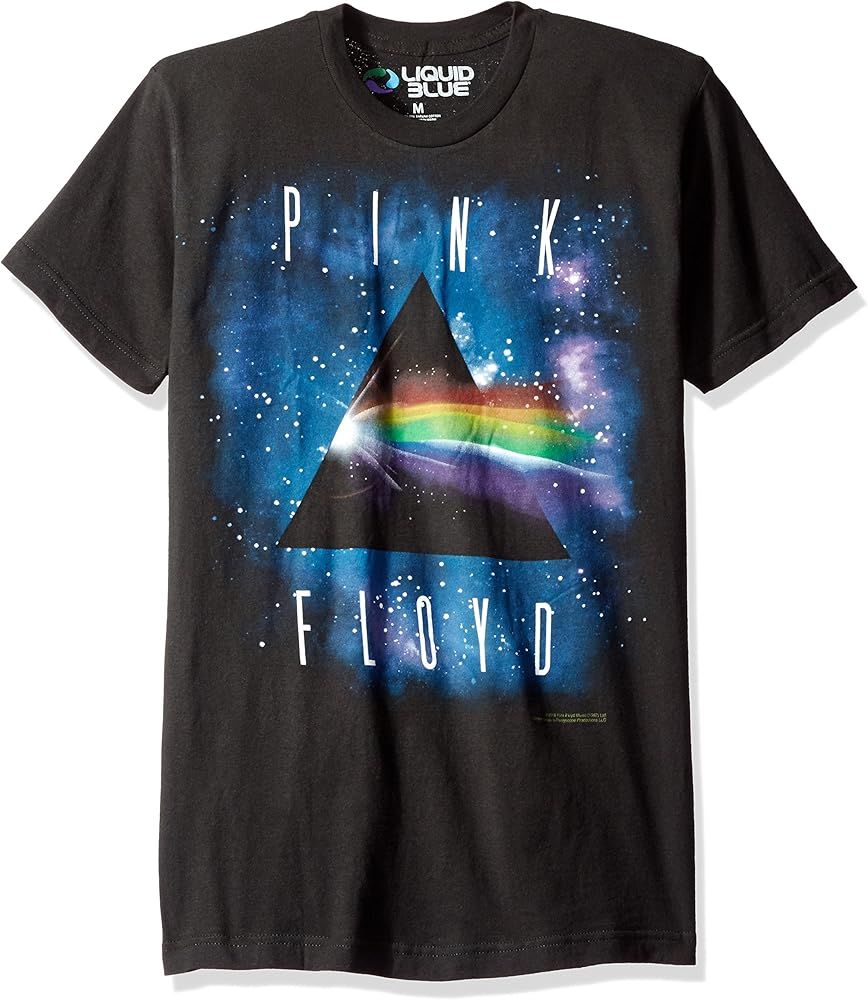 Liquid Blue Mens Pink Floyd Dark Side Space Short Sleeve T-Shirt | Amazon (CA)