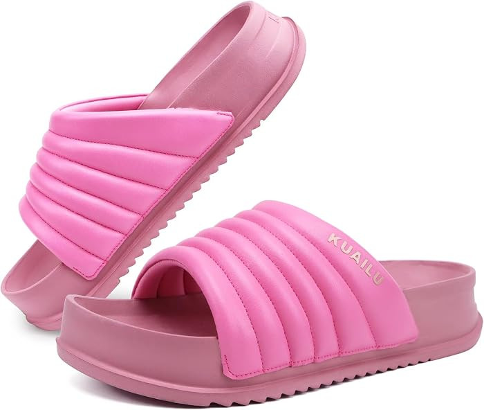 KuaiLu Womens Sandals with Arch Support Comfortable Orthopedic Slippers | Amazon (US)