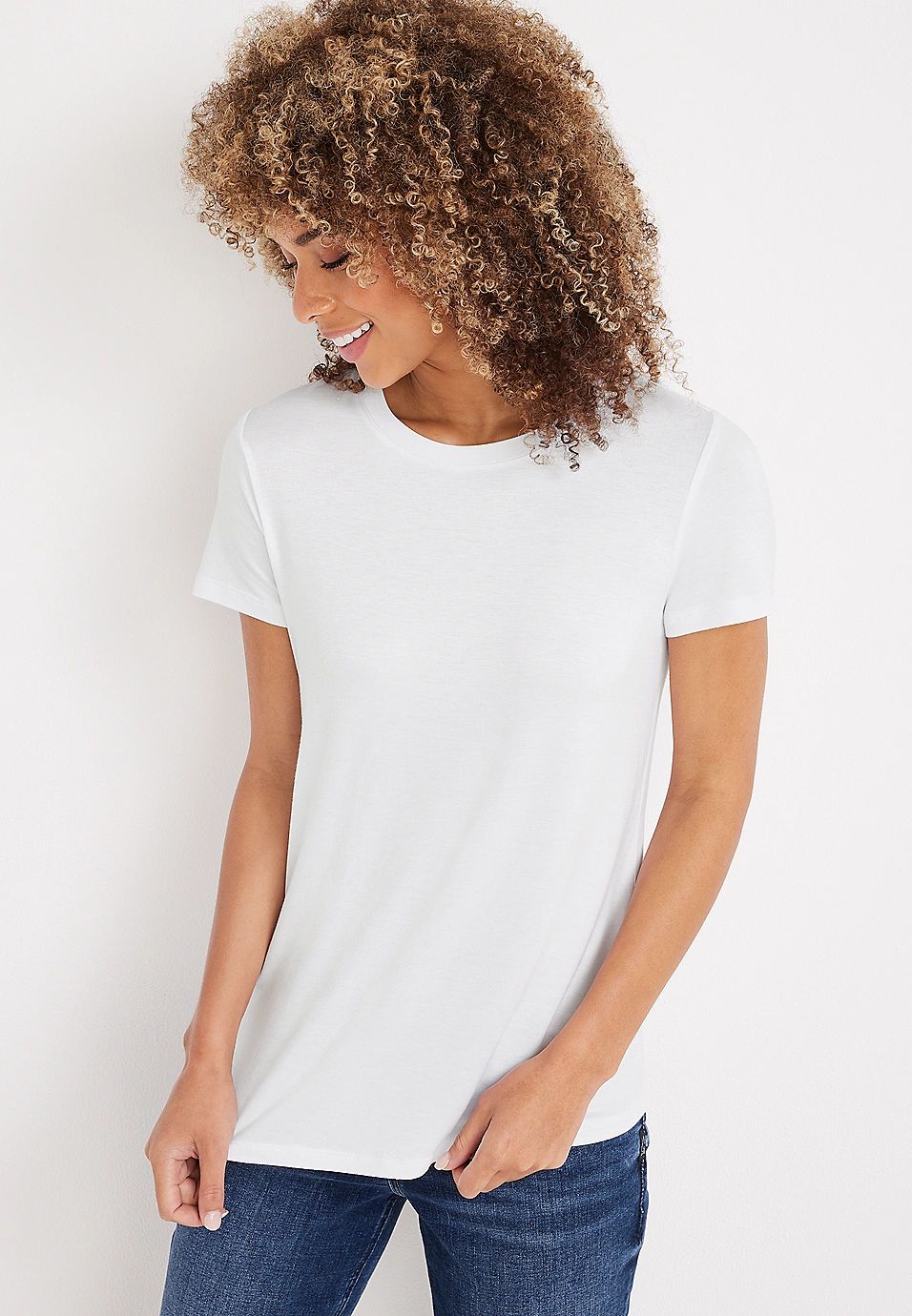 24/7 Kennedy Crew Neck Tee | Maurices