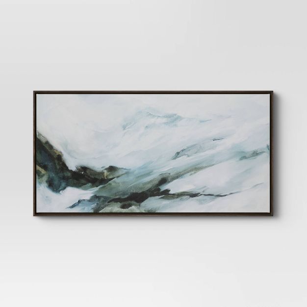 47&#34; x 24&#34; Abstract Mountain Framed Canvas - Project 62&#8482; | Target
