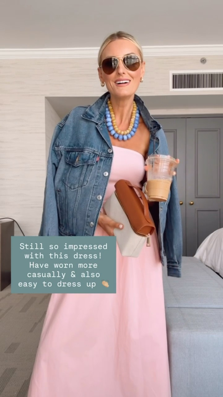 Endless ways to style this strapless maxi! It comes in several colors too! Wearing S.

Loverly Grey, Amazon find, Amazon fashion, pink strapless maxi dress, summer fashion, summer outfit ideas

#LTKootd #LTKSeasonal