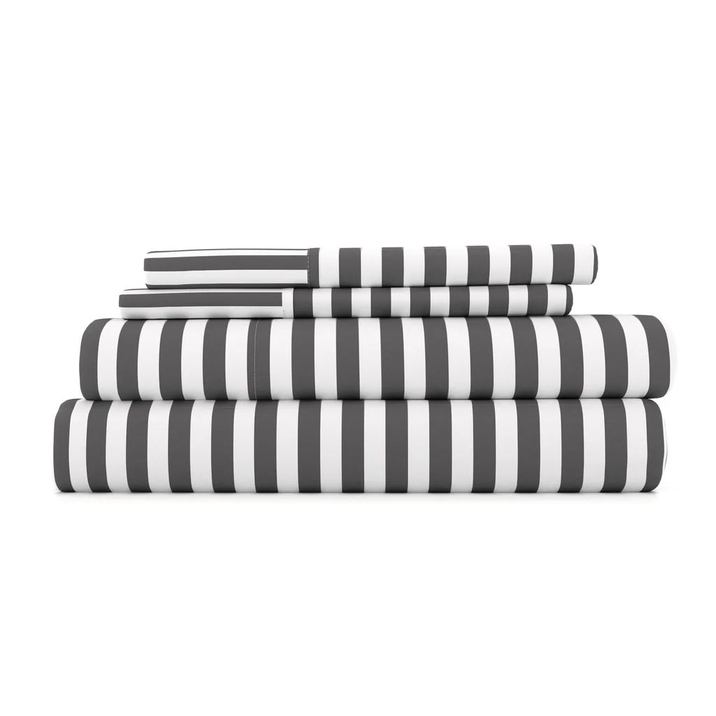 Ribbon Patterned 4-Piece Sheet Set - Linens and Hutch | Linens and Hutch