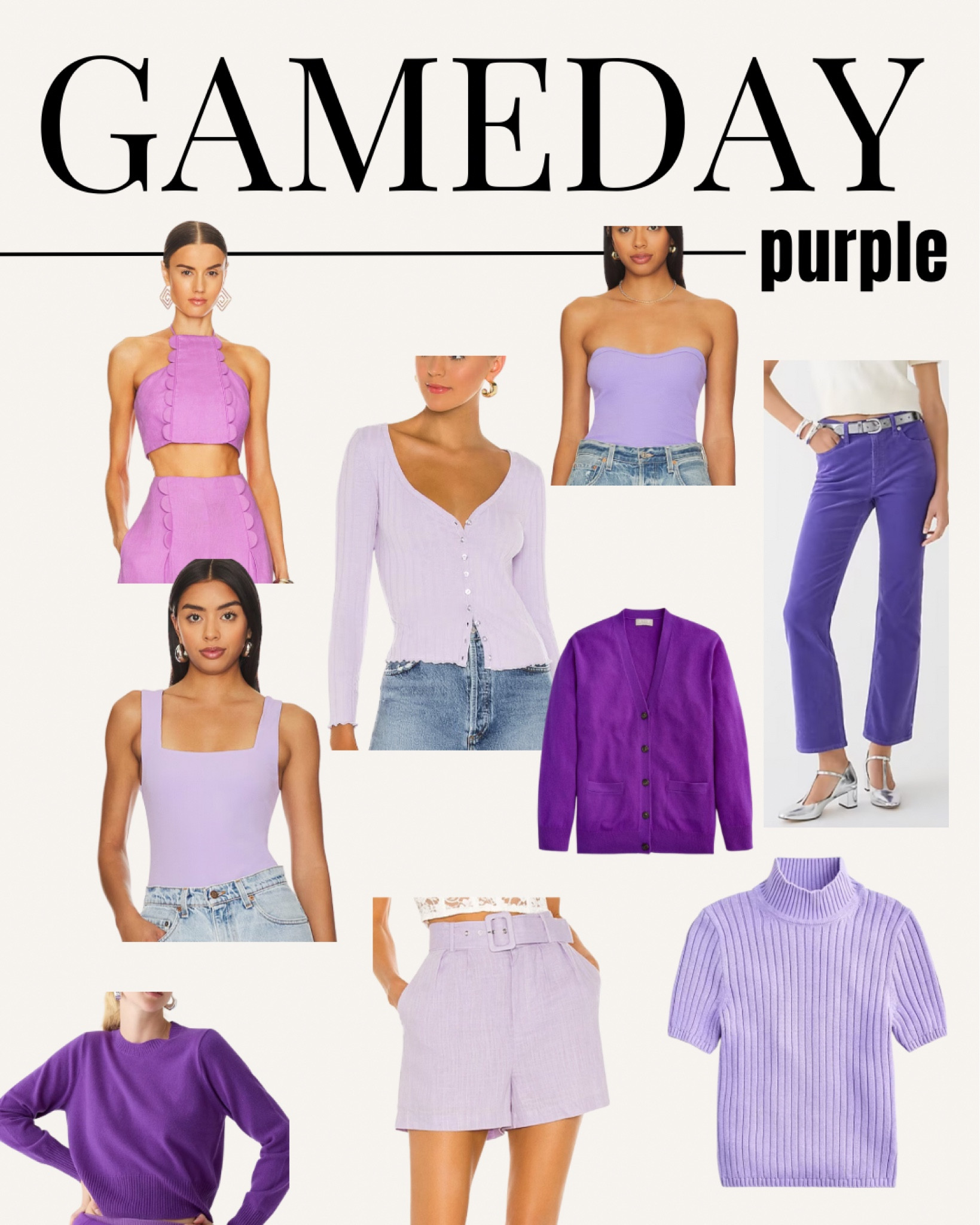 Purple game day outfit, gameday, tailgate, tailgate set, lsu, kstate, Kansas state, k-state, tcu, northwestern, uca, college, ecu, east Carolina, Clemson, acu, nyu, hpu, Washington huskies 

#LTKSeasonal #LTKU #LTKunder100