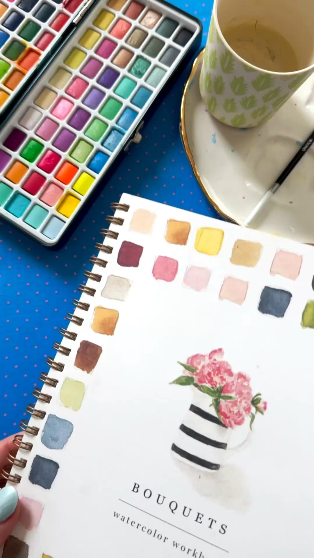 Craft & Chat: Day 2

Today's work-in-progress is my newest creative obsession: watercolor.

I've always been fascinated by the beautiful, imperfect nature of watercolor paintings, but for years I was too intimidated to really give it a try. Painting has never come naturally to me.

Recently, I discovered @emilylex watercolor workbooks, and they've been a game changer. The simple guidance has made getting started so much easier—and now I'm hooked!

This summer, watercolor has become my creative escape. Not for the blog. Not for content. Not for work. Just for me. 

So here's your reminder: you don't have to be good at something to begin. Start anyway. Keep playing. Keep learning.

What creative hobby have you always wanted to try?

#watercolor #summercrafts #slowcraft #CreativeLiving

#LTKdayinmylife #LTKselfcare #LTKmorningroutine