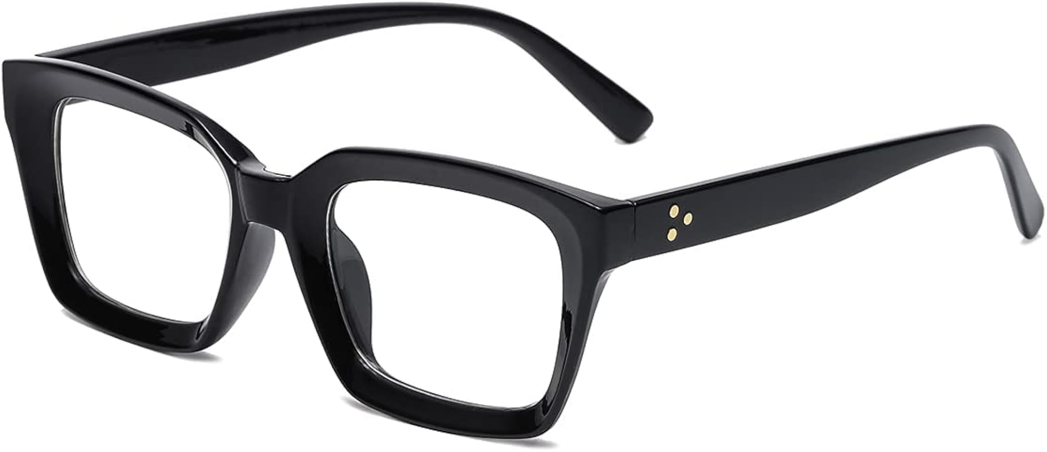 JOVAKIT Non Prescription Glasses for Women Men Fashion Square Frame Eyeglasses | Amazon (US)