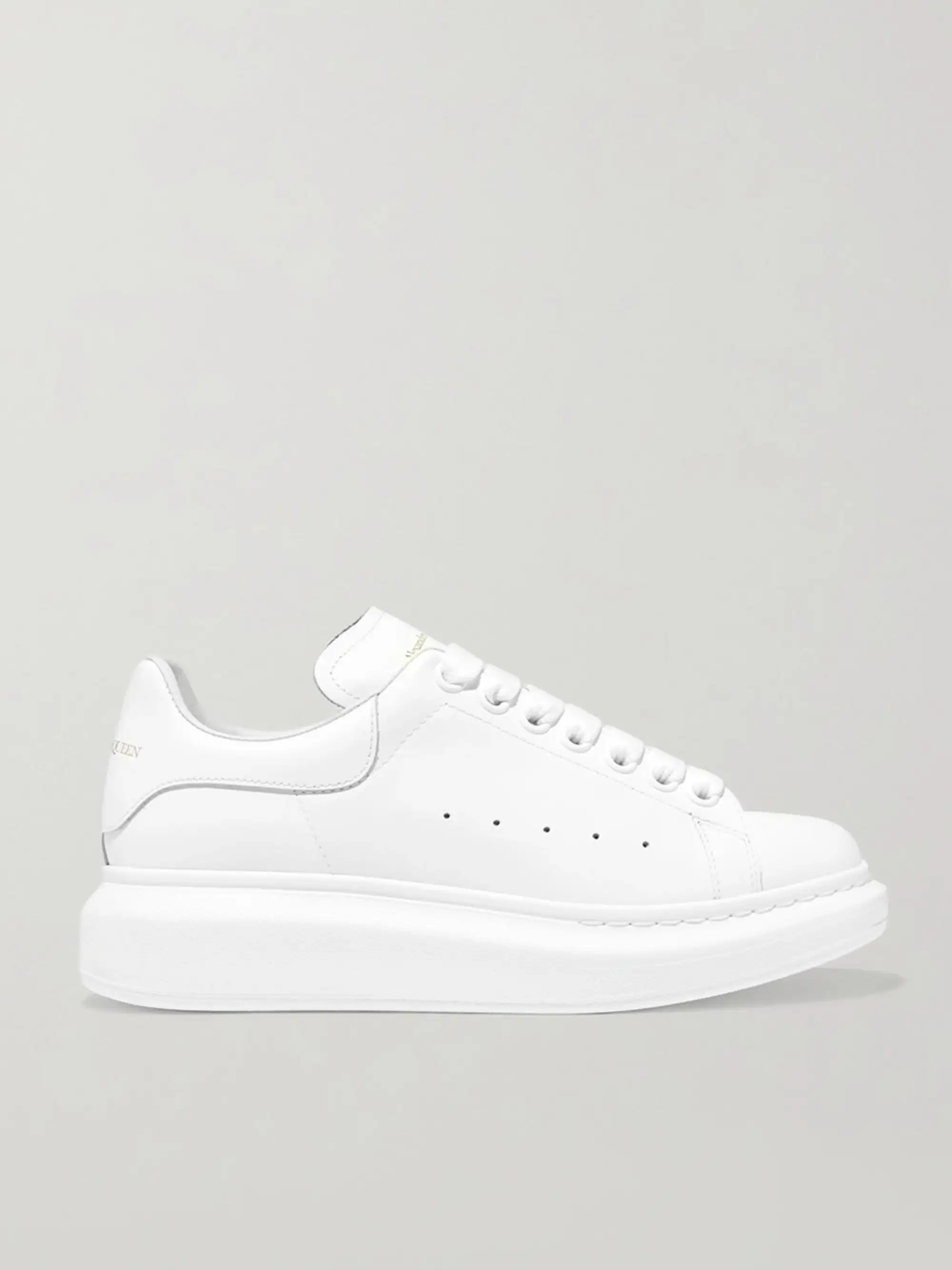 Leather exaggerated-sole sneakers | NET-A-PORTER (US)