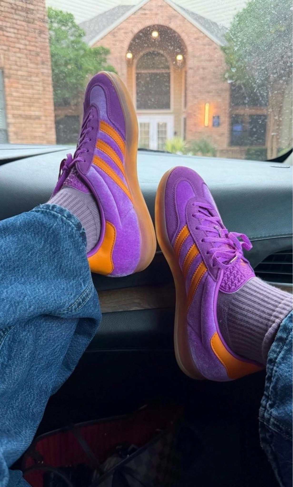 Purple + orange is such a fun unexpected combo 💜🧡 These sneakers make even a simple denim look feel instantly cooler.

#SneakerStyle #ColorfulShoes #CasualOutfit

#LTKdayinmylife #LTKSeasonal #LTKstorytime