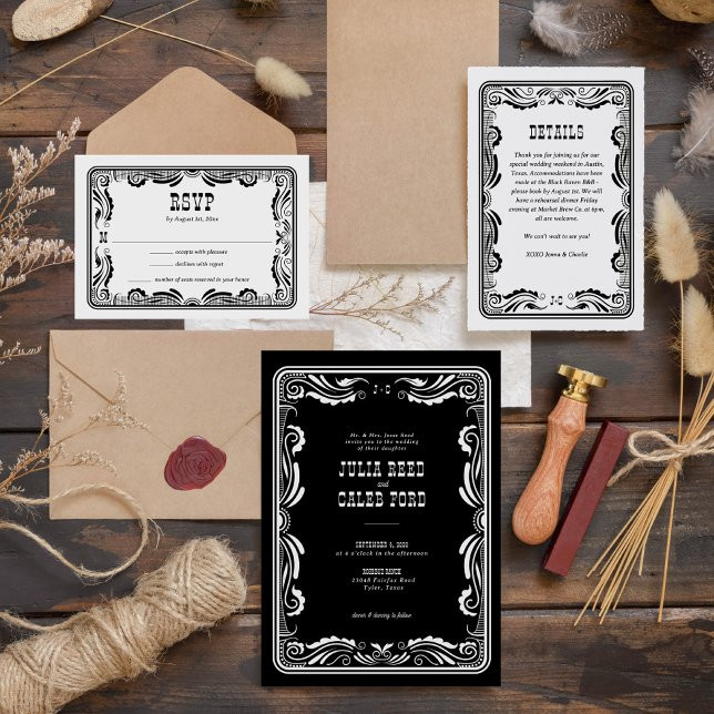 Vintage Chic Western Cowgirl Country Bridal Shower Invitation | Zazzle