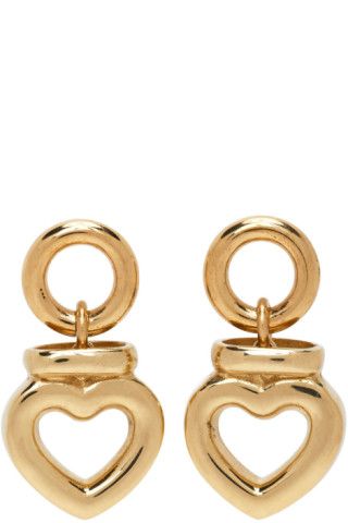 GOld Dolce Earrings | SSENSE