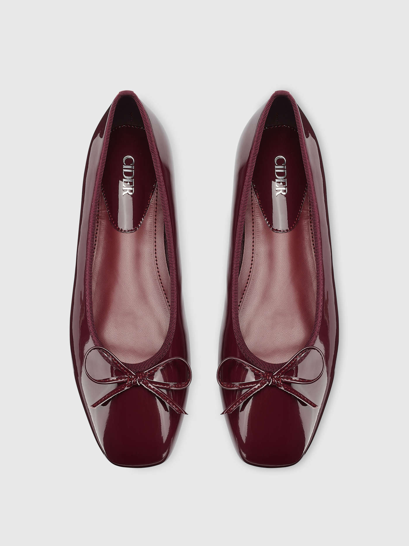 Bowknot Decor Square Toe Ballet Mary Jane Flats For Daily Casual Vacation | Cider